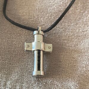 Stainless Steel Cross Pendant Necklace